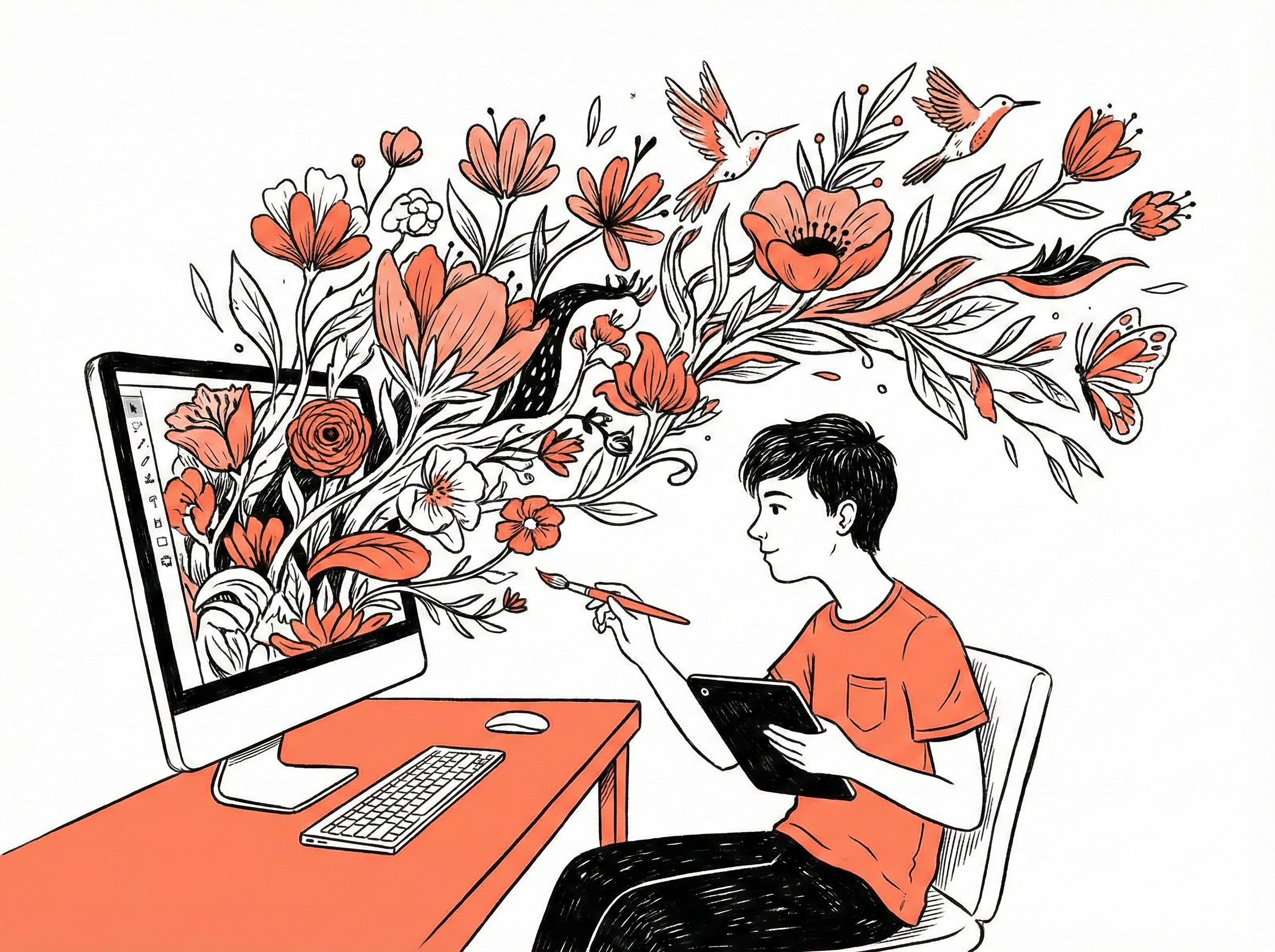 未来主题 AI 海报